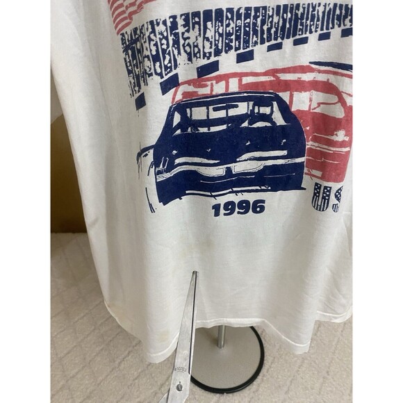 Vintage The Dover 500 NASCAR 1996 T-shirt Men’s Single Stitch 2 Sided Size XL - Picture 7 of 16